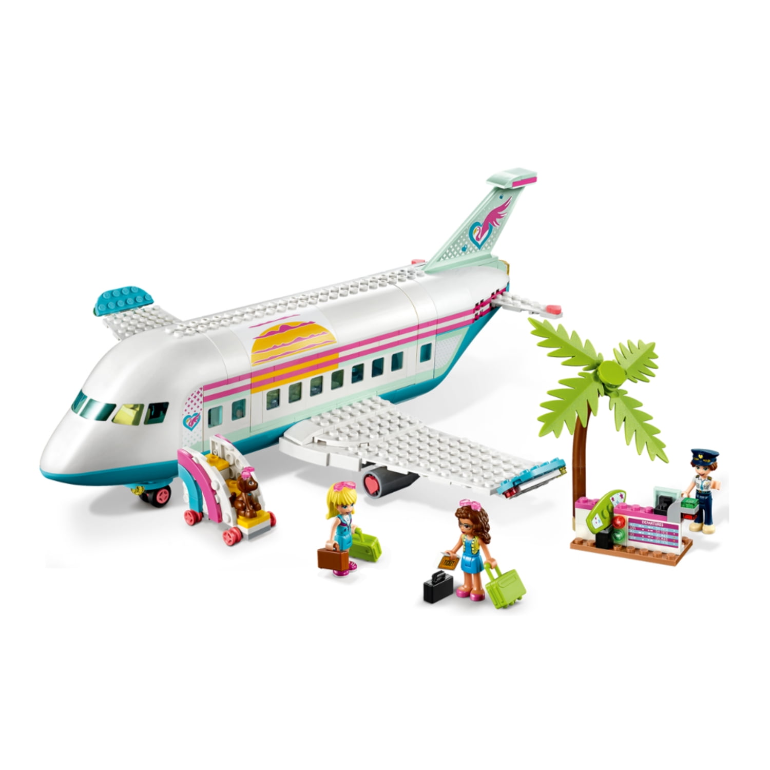 LEGO Friends 41429 Heartlake City Airplane 574 Piece Block Building Set for Kids Walmart