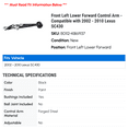 thumbnail image 2 of Front Left Lower Forward Control Arm - Compatible with 2002 - 2010 SC430 2003 2004 2005 2006 2007 2008 2009, 2 of 2