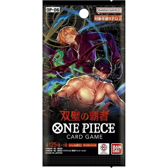 Bandai One Piece Card Game Wings of The Captain [OP-06] Pack Japanese Version