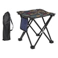 thumbnail image 1 of Taburete de campamento Taburete plegable portátil Silla pequeña Reposapiés Asiento Taburete plegable para acampar Taburete plegable para exterior Play Hojas con Bolsa, 1 of 8