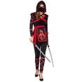 thumbnail image 2 of JOYIN Halloween Ninja Costume with Ninja Mask for Womens Halloween Party Fancy Dress Costumes, 2 of 7