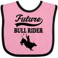 thumbnail image 3 of Inktastic Future Bull Rider Rodeo Riding Boys Baby Bib, 3 of 4