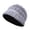 Grey, variant on Warm Lined Knit Wool Hat for Women, Winter -Lined Cloche Beanie with Visor, Cable Knitted Bucket Bonnet for Moms