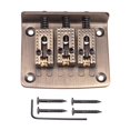 thumbnail image 2 of Puente de guitarra de 3 cuerdas, puente de sillín de guitarra, piezas de repuesto Aeneous shamjiam Guitar Roller Saddle Bridge, 2 of 9