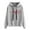 C Gray, variant on VEKDONE 2025 Long Sleeve Hoodie Sweatshirt for Women Casual Graphic Heartbeat Print Hooded Tops 2025 Trendy Drawstring Pullover with Pockets Fall Soft Comfy Blouse