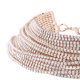 thumbnail image 5 of WORGEOUS Collar de declaración en capas Diamond Crystal Multi-Chain para mujeres joyas de fiesta diaria (dorado), 5 of 8