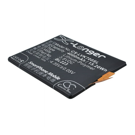 4000mAh BL223 Battery for Lenovo K920 VIBE Z2 Pro K7