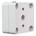 thumbnail image 3 of 2) Rockville MAC65W 6.5" 360° Swivel White Aluminum Surface Mount Speaker Pods, 3 of 22
