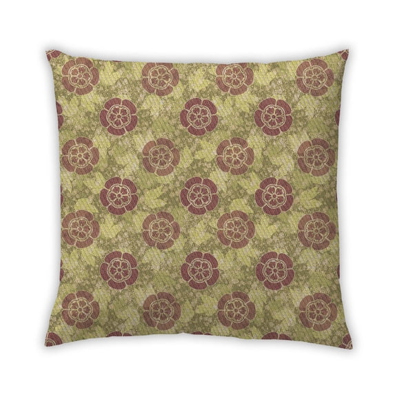 Ahgly Company Outdoor Square Contemporary Throw Pillow, 18 inch by 18 inch