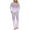 Light Blue A, variant on Jamicy Loungewear for Women Valentine's Day Gifts for Wives Womens Pajama Sets Long Sleeve Sleepwear Round Neck Nightwear Soft Pjs Lounge Sets with Pockets