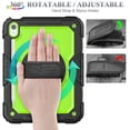 thumbnail image 2 of Funda SEYMAC de serie para iPad de 11ª y 10ª generación, 11 pulgadas/10,9 pulgadas, verde+negro, 2 of 8
