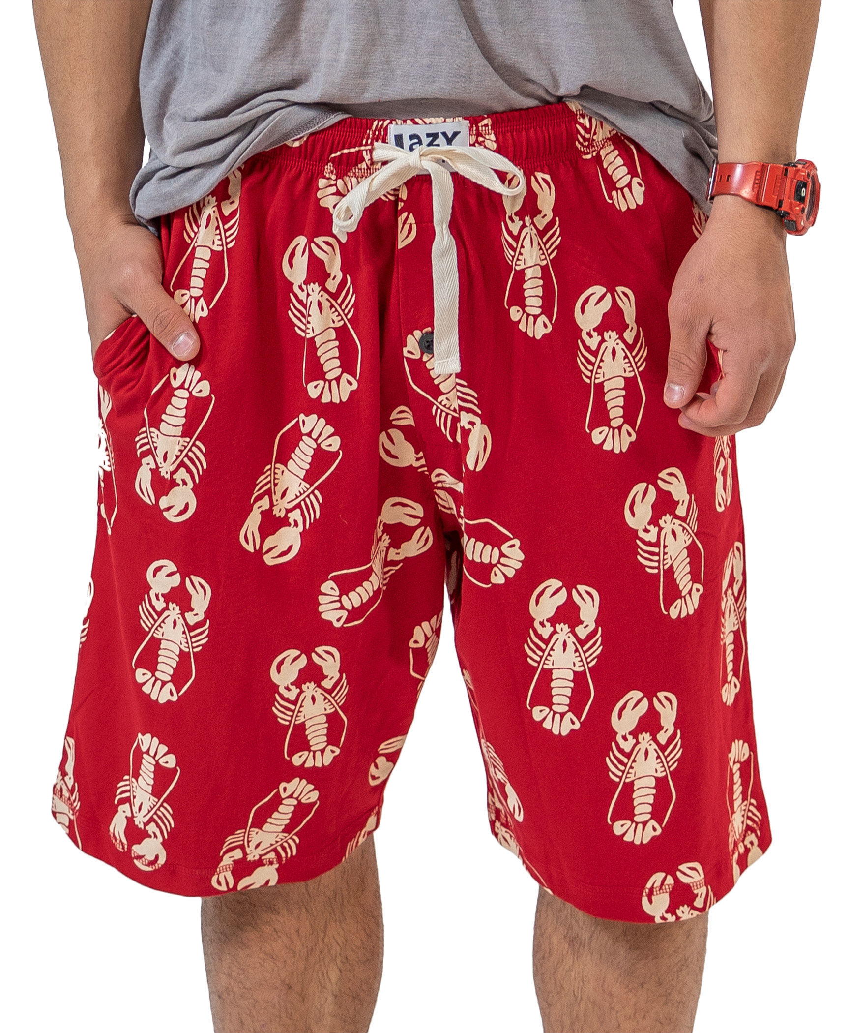 Lazy One Pajama Shorts for Men Mens Separate Bottoms Cotton Loungewear