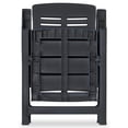 thumbnail image 5 of vidaXL Chaises de Jardin Inclinables 2 Pcs Plastique Anthracite, 5 of 5