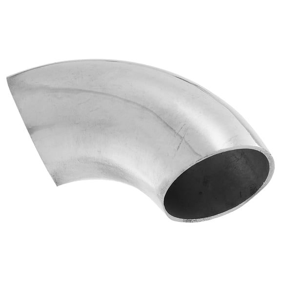 Unique Bargains 1 Pcs OD 1.25 Inch 90 Degree Mandrel Bend Elbow Exhaust Elbow Pipe for Car Stainless Steel Silver Tone