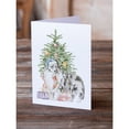 thumbnail image 2 of Carolines Treasures CK8249GCA7P Sheltie Blue Merle Christmas Presents and Tree Greeting Cards and Envelopes Pack of 8 7, 2 of 3