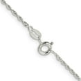 thumbnail image 3 of Sterling Silver 1.6mm Loose Rope Chain (18 X 1.6) Made In Italy qfc207-18, 3 of 5