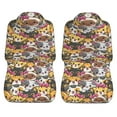 thumbnail image 5 of Fotbe Cute Cat Pattern Automotive Seat Covers for Cars Trucks and SUVs – Car Seat Covers for Front Seats,Protective Seat Covers,Vehicle Seat Covers, Set of 2, 5 of 9