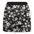 thumbnail image 4 of LEBONYARD Women's Versatile Yoga Skort,Women Solid Color Bottom Pants Floral Skirt Medium Waist Skirt Pants Sports Shorts Bottom Skirt Black XXL, 4 of 5