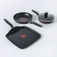 thumbnail image 5 of T-Fal Essential Grill/Frypan Combo - Set of 4 (Black), 5 of 5