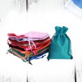 thumbnail image 3 of 20pcs Drawstring Bag Linen Candy Gift Bag Jewelry Packaging Pouches for Christmas Party Random Color, 3 of 8