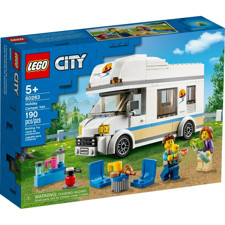 LEGO City Great Vehicles Holiday Camper Car 60283 for Kids Aged 5 Plus Years Old, Caravan Summer Sets, Gift Idea - Walmart.com