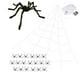thumbnail image 2 of Decoraciones de Halloween, adornos de Halloween, regalos de Halloween, decoraciones de Halloween, decoración de exteriores, telarañas y arañas, telaraña, 2 of 9
