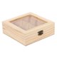 thumbnail image 2 of 2X Caja organizadora de joyas de madera para guardar bolsitas de té, 9 compartimentos, caja organizadora de té, contenedor de madera para paquetes de azúcar, 2 of 8