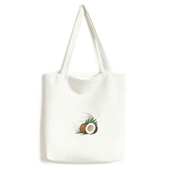 coconut ice popsicles tote canvas bag shopping satchel casual handbag