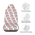 thumbnail image 4 of Wukai Elephant Full Set Car Seat Covers with Soft Padding Universal Auto Front Seats Protector and Cushion Mat, 4 of 5