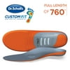 Dr. Scholl's Custom Fit 760 Orthotics Full Length Inserts for Foot Knee & Low Back Pain Relief, 1 Pair