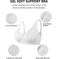 thumbnail image 4 of MANIFIQUE Jelly Bras for Women No Underwire Scalloped Push Up Wireless Bralettes Seamless Soft Comfort Everyday Tshirt Bra, 4 of 6