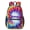 Red and Green-1, variant on Red and Green Tie Dye Pattern 17" School Backpacks for Teens,Waterproof Oxford Fabric,S-Shape Padded Straps for School,Travel,Hiking,Camping