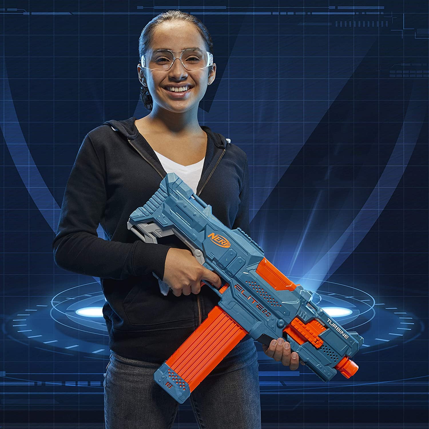Nerf Elite 2.0 Turbine CS-18 Rapid-Fire Motorised Blaster Toy