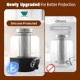 thumbnail image 5 of Cold Brew Coffee Maker, 1 Gallon Iced Coffee Maker With Stainless Steel Filter, Heavy Duty Glass Cold Brew Pitcher With Stainless Steel Spigot, Mason Jar Cold Brew Coffee Maker  Iced  Maker, 5 of 6