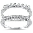 thumbnail image 1 of 5/8ct Diamond Wedding Guard Ring Enhancer 14K White Gold, 1 of 4