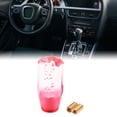 thumbnail image 2 of Unique Bargains Clear Pink Fuax Crystal Octangle Gear Shift Knob Shifter Stick Lever for Car Pink, 2 of 3