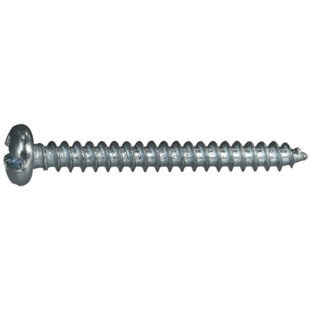 

#8 x 1-1/2 Zinc Plated Steel Combo Pan Head Sheet Metal Screws SMSPS-301