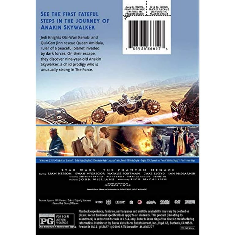 希少‼️STAR WARS EPISODE I movie アニメ XL Rare Star Wars Episode I Movie Anime Xl | eBay