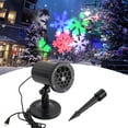 thumbnail image 4 of Christmas LED Projection Light Atmosphere Decoration 16 Pattern Color Rotating Portable Mini LED Stage Light Festival Home Party Supplies Children's Gifts, 4 of 9