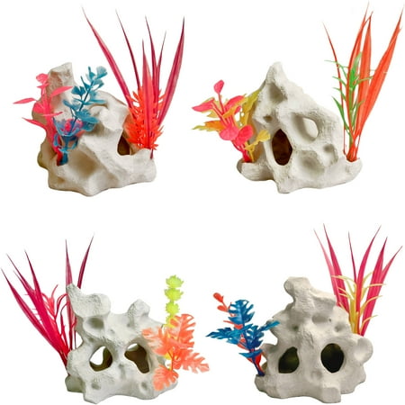 Frog Aquarium Ornament - Aqua Culture Holey Rock Aquarium Ornament