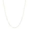 thumbnail image 3 of 10K Yellow Solid Gold 0.5mm wide Shiny Box Chain 16 Necklace with Spring Ring Clasp, 3 of 3