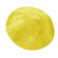 thumbnail image 2 of YOZGXEG Spring Hats For Women Women'S Autumn Winter Versatile Trendy Artist Warm Knitted Hat Faux Rabbit Fur Yellow M, 2 of 4