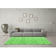 thumbnail image 3 of Ahgly Company Indoor Rectangle Solid Green Modern Area Rugs, 2' x 4', 3 of 4