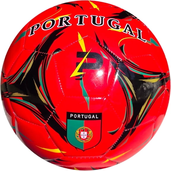 Country Training Soccer Ball - Elite Edition - For All Ages - Size 2, 3, 4 and 5 (PORTUGAL, 2)
