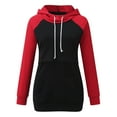 thumbnail image 1 of Hauts d'Allaitement à Manches Longues pour Femmes Enceintes Sweat à Capuche avec Poches, 1 of 5