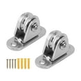 thumbnail image 1 of Silent Roller Block 2pcs Wall-Mounted for Wire Rope Gate Slide DIY Sturdy Stainless Steel, 1 of 5