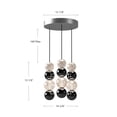 thumbnail image 5 of MP321803PN-Kuzco Lighting-Onyx - 28W 3 LED Pendant-15.13 Inches Tall and 14.63 Inches Wide-Polished Nickel Finish, 5 of 7