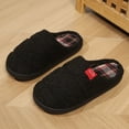 thumbnail image 6 of Shadoumai Unisex Winter Indoor Slippers Warm Half Coverage Home Slides Cozy Lined Shoes For Women And Men, 6 of 6