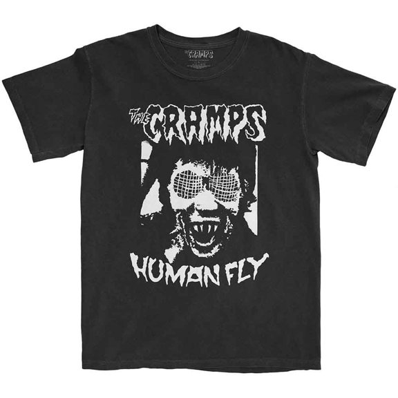 Men's Cramps Human Fly Slim Fit T-shirt Small Black