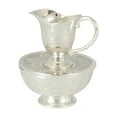 thumbnail image 1 of Lavar taza y tazón, juego de lavado a mano decoración de mesa europea, taza decorativa de lavado y tazón para bodas, baño de inauguración de la casa, 1 of 8